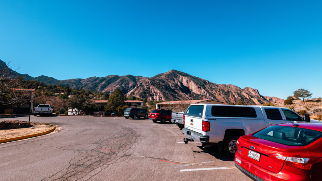 Parking Lot at the Window Trail in Big Bend National Park