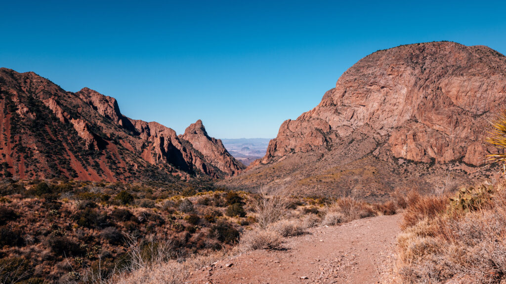 Flat Terrain on the Window Trail in Big Bend National Park