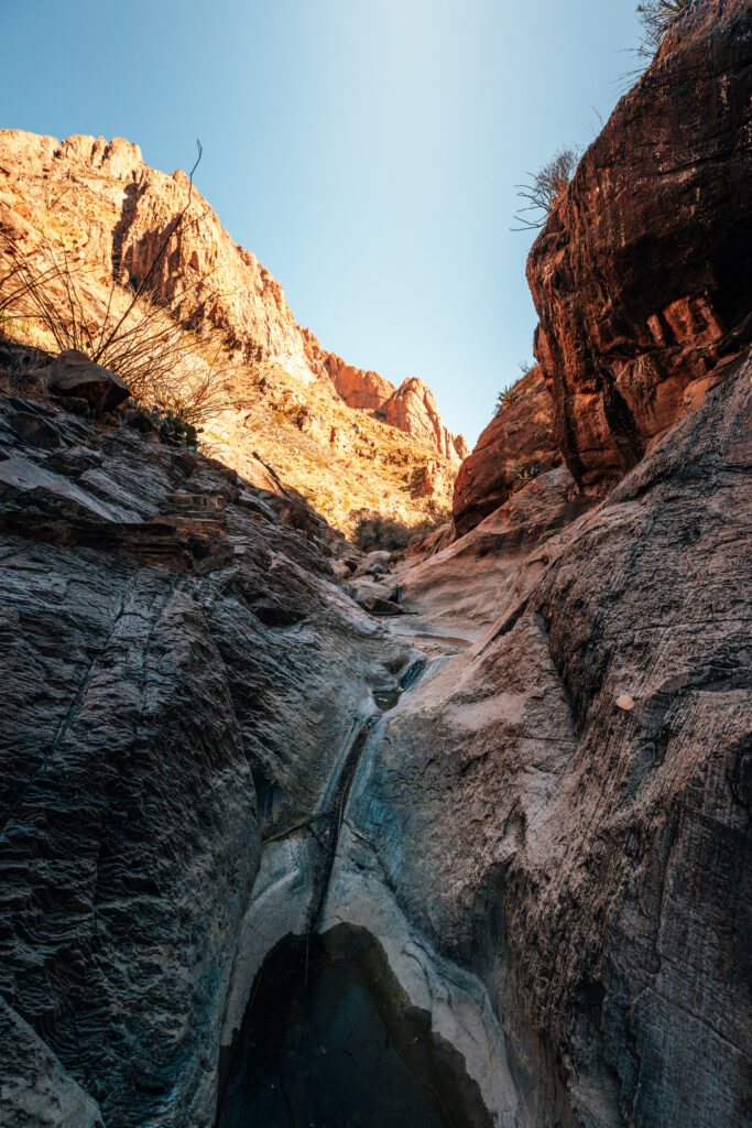 Small Cliff on the Window Trail in Big Bend National Park