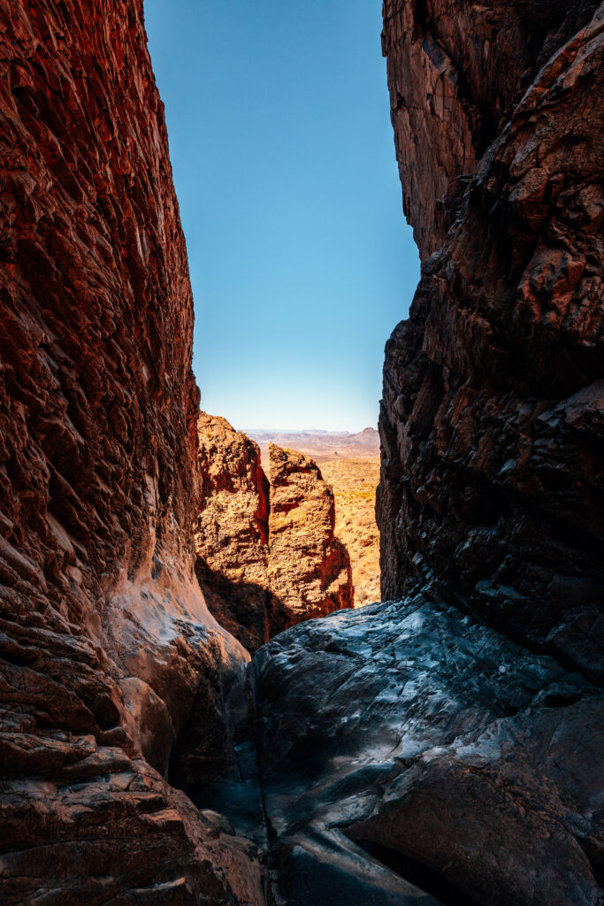 Window Trail in Big Bend National Park (View Through the Window)