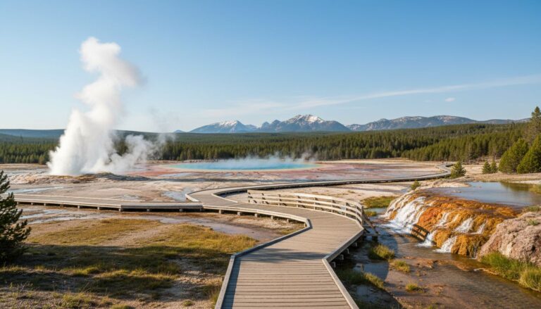 Yellowstone National Park One-Day Hiking Plan With Geysers and Short Trails (My Easy, Low-Stress Route)