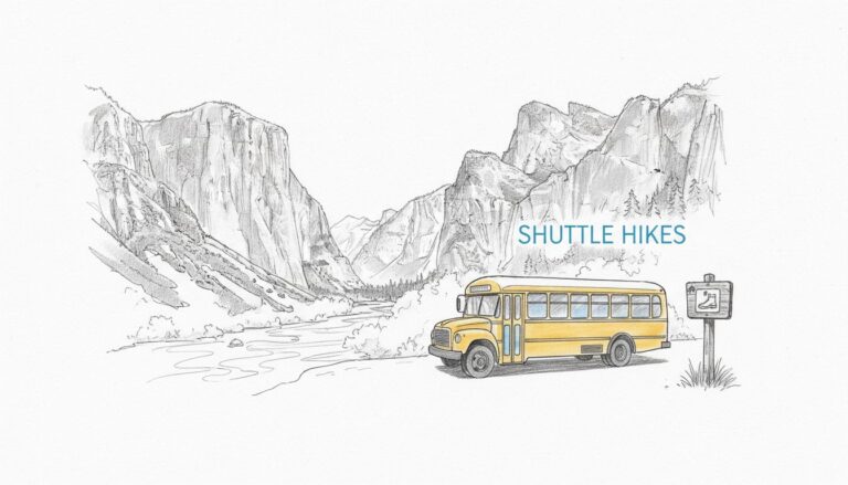 Yosemite Valley Day Hikes With a Simple Shuttle Strategy