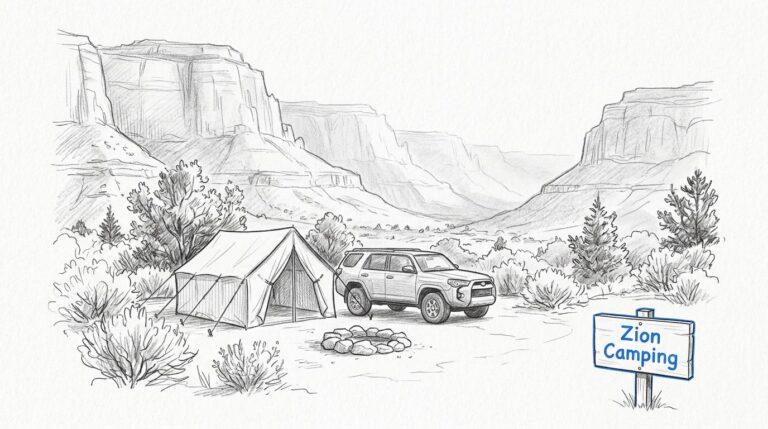 Zion Dispersed Camping Near Zion (Where It’s Actually Allowed in 2026)