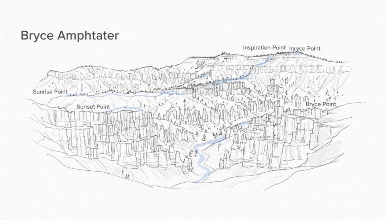 Bryce Canyon Map: The First Areas I’d Focus On