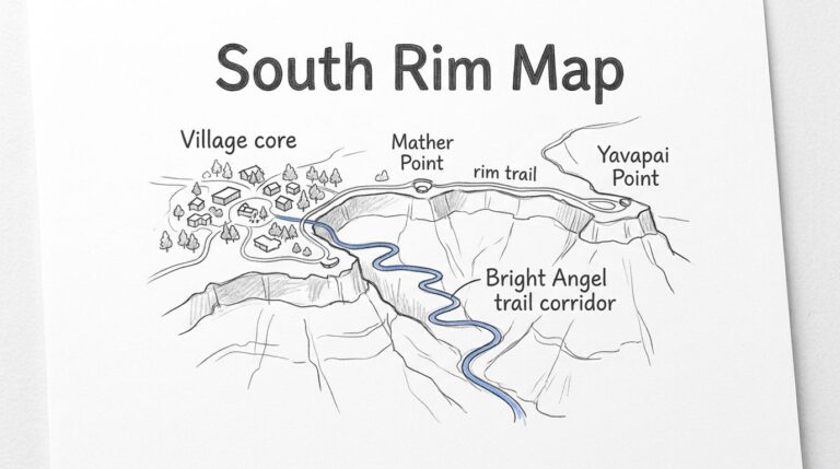 Grand Canyon South Rim Map: Best Areas to Focus On